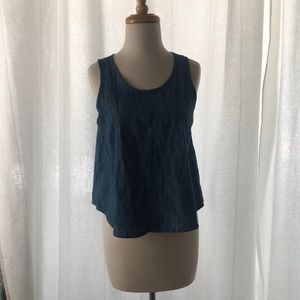 denim tank top